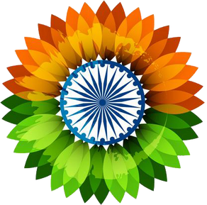 Independence Day Flower Illustration 
