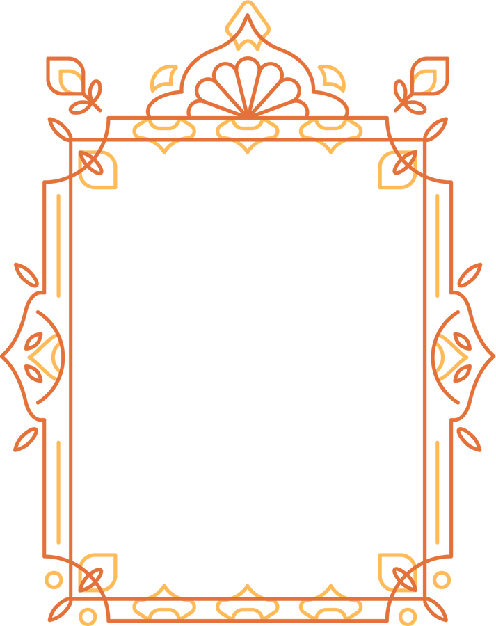Elegant Ornate Profile Picture Frame